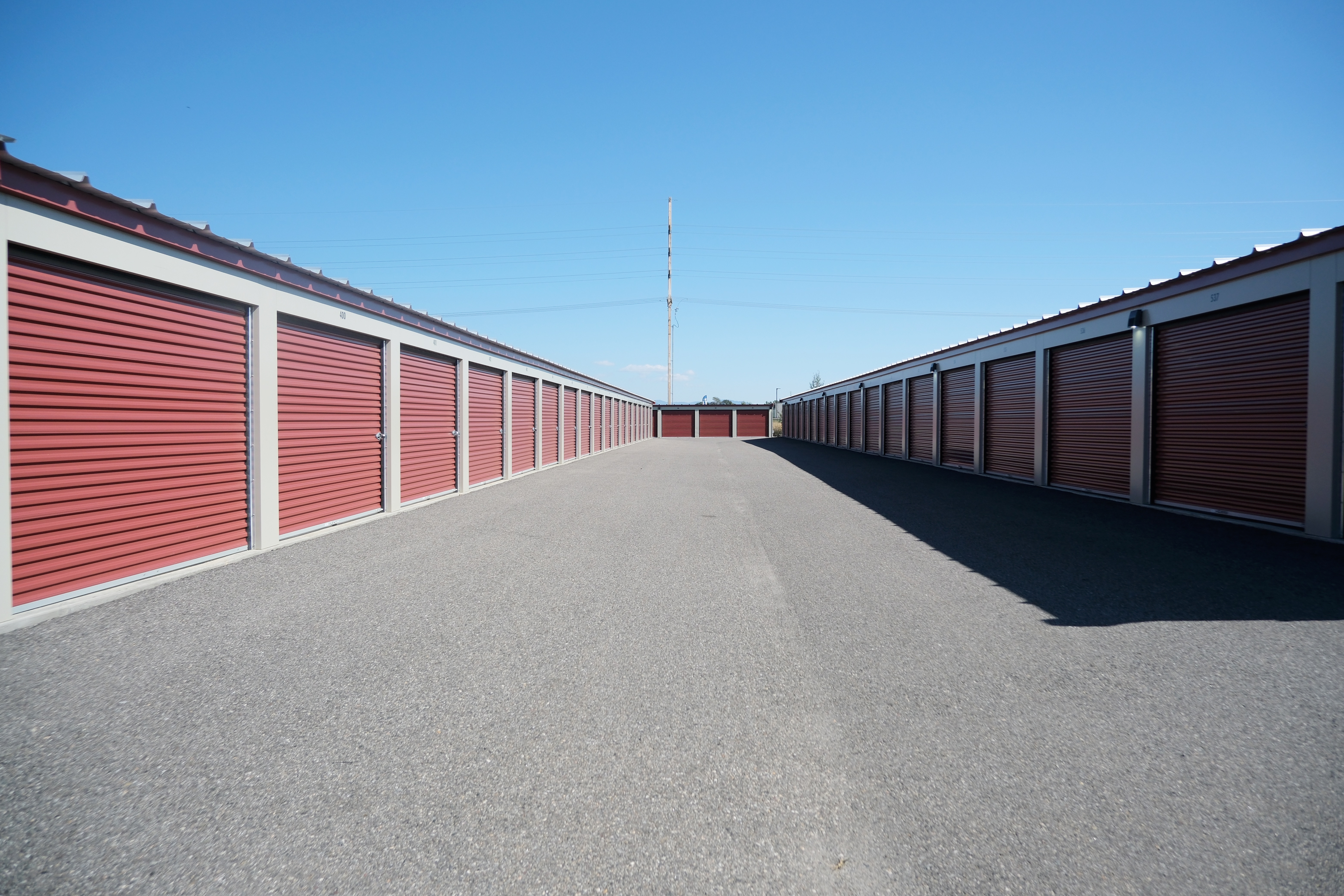 Row of Storage Units